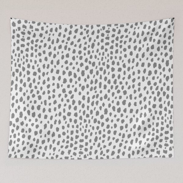 Item preview, Gray Dalmatian Spots (gray/white) designed and sold by Design Minds Boutique.
