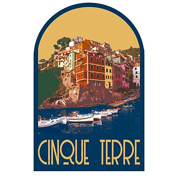 Artwork thumbnail, Cinque Terre Decal by zsonn