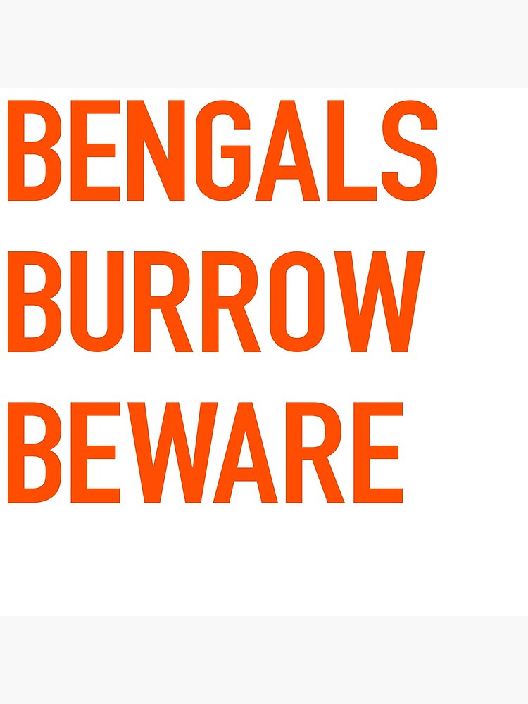 Geaux Jeaux Burrow Funny Bengals Joe Burrow | Photographic Print