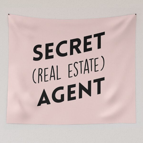 Item preview, Secreat (Real Estate) Agent designed and sold by Inspire Creativity.
