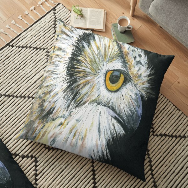 Eagle Owl Floor Pillow