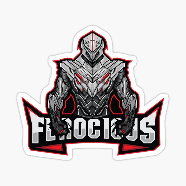 Ferocious mascot gaming logo Sticker