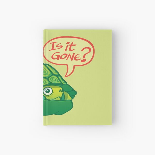 Item preview, Green turtle asking if it's good time to go out of its shell  designed and sold by Zoo-co.