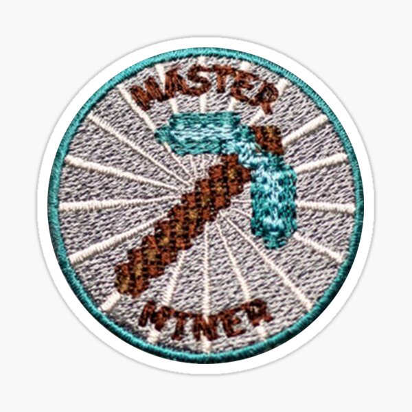 Master Miner Patch Sticker