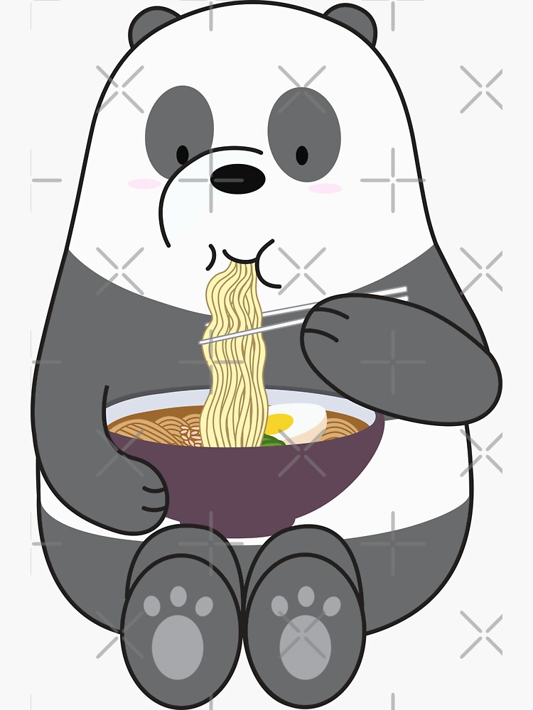 "Panda" Sticker by plushism | Redbubble