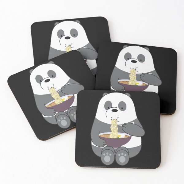 Panda Coasters (Set of 4)