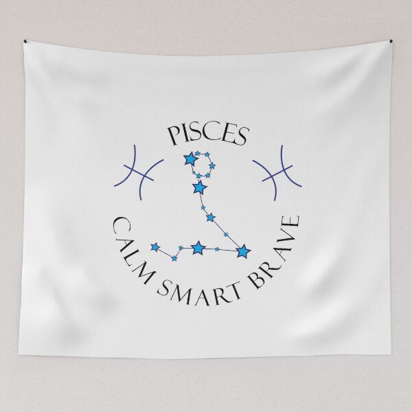 Item preview, Pisces Calm Smart Brave designed and sold by MikaelSh.
