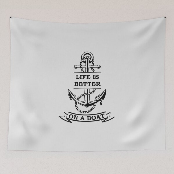 Item preview, Life is better on a boat designed and sold by NevesMarkt.