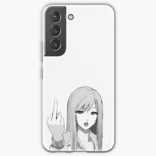 Rude Anime Girl Funda blanda para Samsung Galaxy