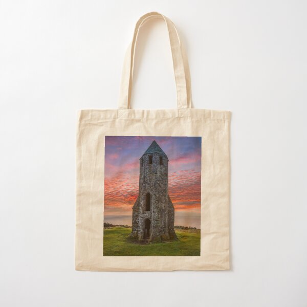 Sunset At St Catherines Oratory The Pepperpot Cotton Tote Bag