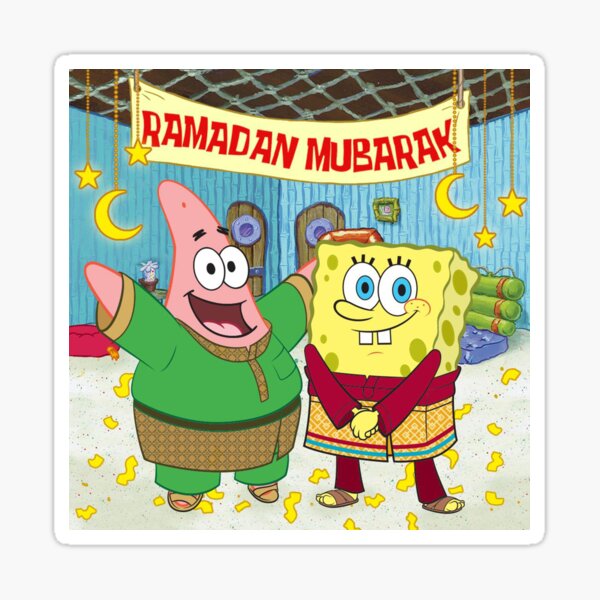 Item preview, SpongeBob Ramadan Mubarak designed and sold by Robin-.