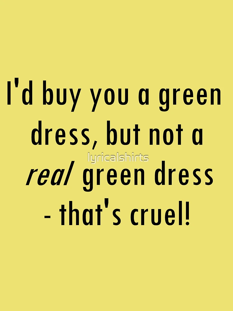barenaked ladies green dress MORANA DRESS main image 1