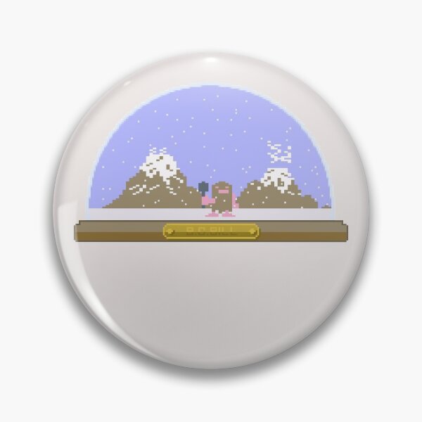 Item preview, B.C. Bill - Snow Globe Pixel Art designed and sold by RetroTrader.