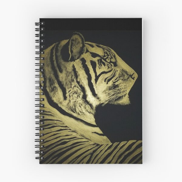 Item preview, Original Gold Tiger Painting designed and sold by SchaeferArt.