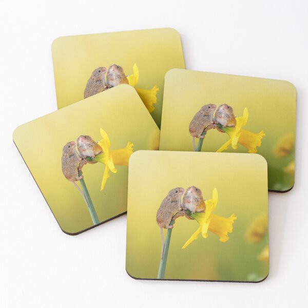 Item preview, Mice in Daffodils designed and sold by Dean Mason.
