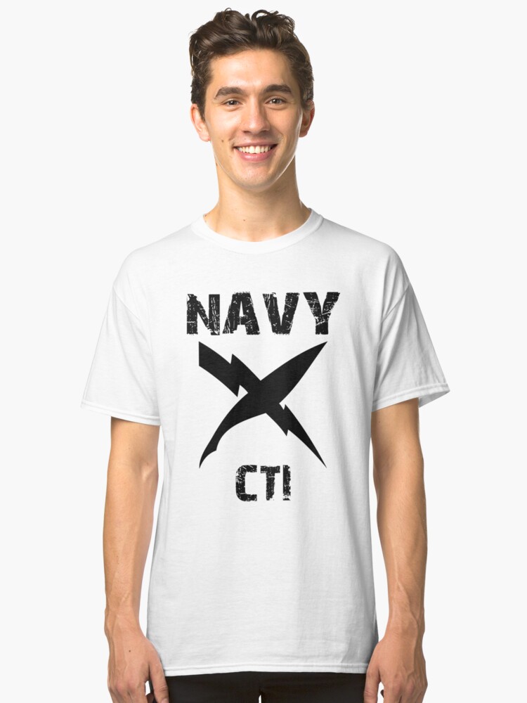 us-navy-cti-insignia-black-classic-t-shirt-by-courson-redbubble