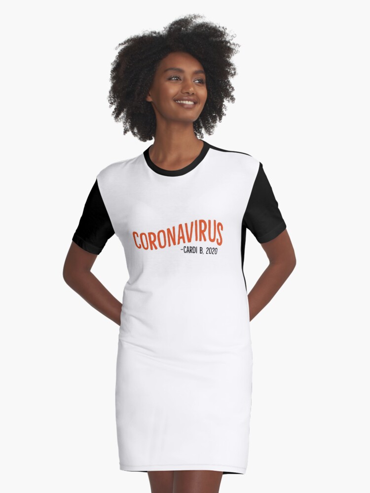 cardi b shirt dress