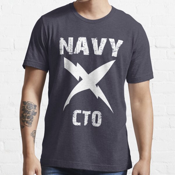 navy logo t shirts