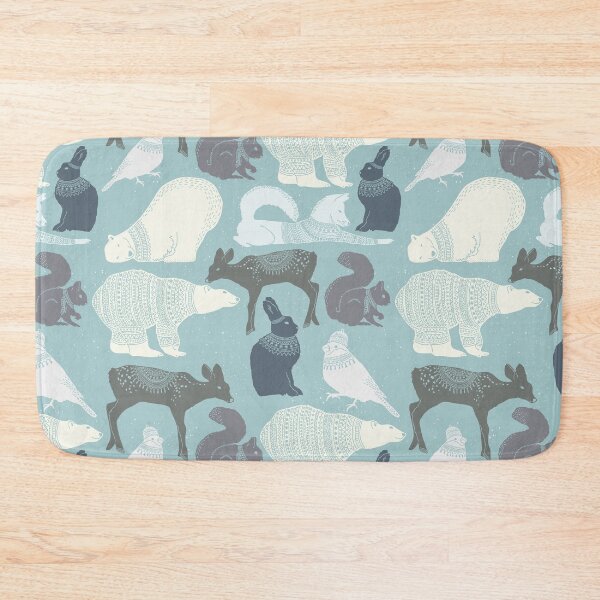 Item preview, Winter forest animals large print designed and sold by Latch Farm  Studios.
