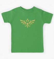 The Legend of Zelda Royal Crest (gold) Kids Tee