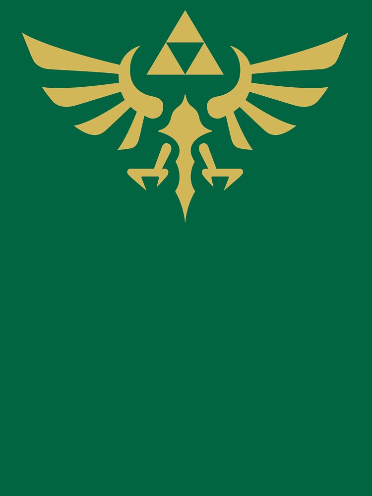 The Legend of Zelda Royal Crest (gold) by hopperograss