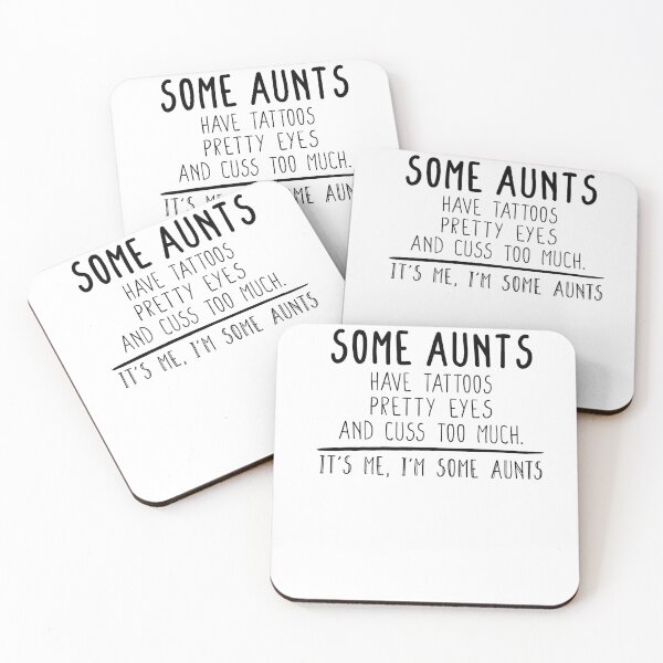 Item preview, Some Aunts Have Tattoos Pretty Eyes And Cuss Too Much It's Me I'm Some Aunts Shirt Shirt, New Aunt Gift, Gift for Sister, Aunt Birthday designed and sold by Noussairox.
