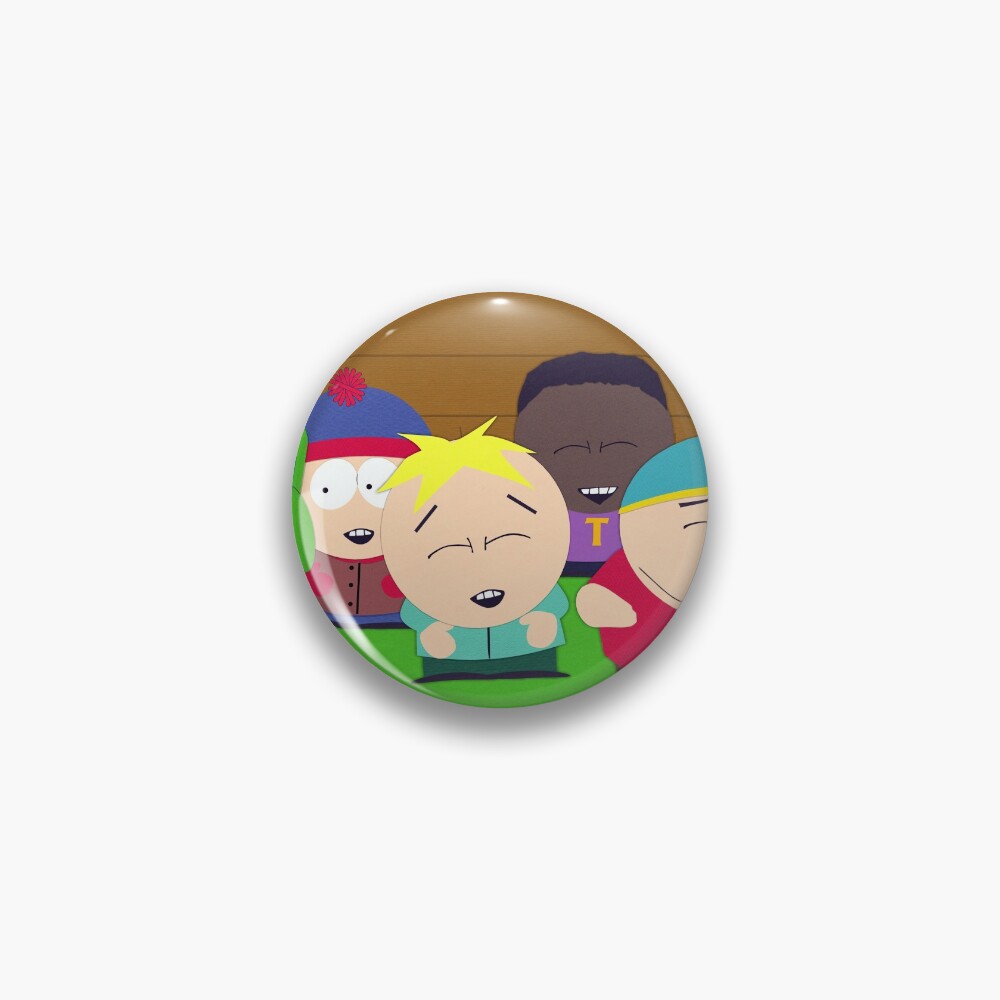 South Park 4 Pins Badges Cartman Kenny Kyle Stan