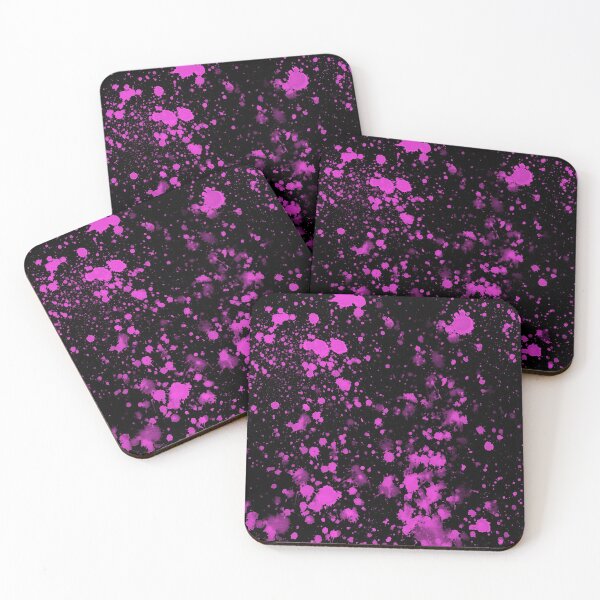 Item preview, Magenta Neon Paint Splatters designed and sold by digitalvintage.