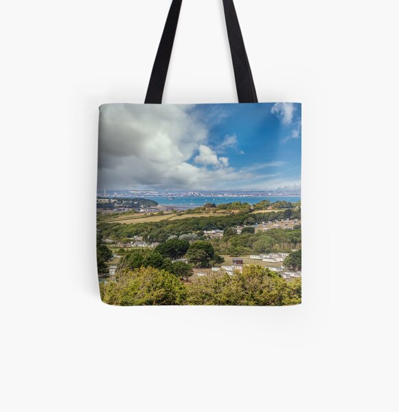 Whitecliff Bay Holiday Park 2 All Over Print Tote Bag