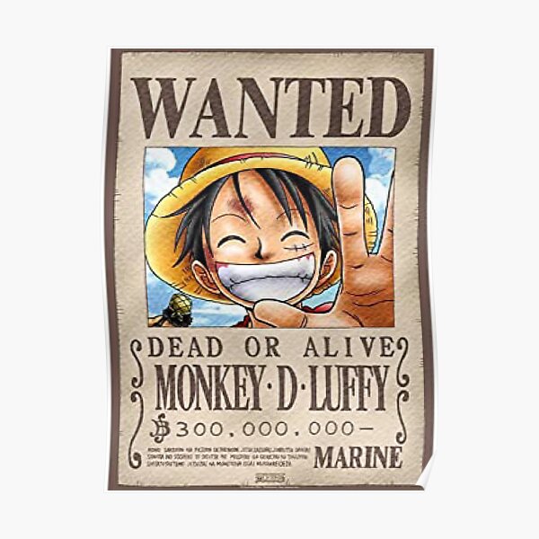 Manga One Piece: Monkey D. Luffy Poster