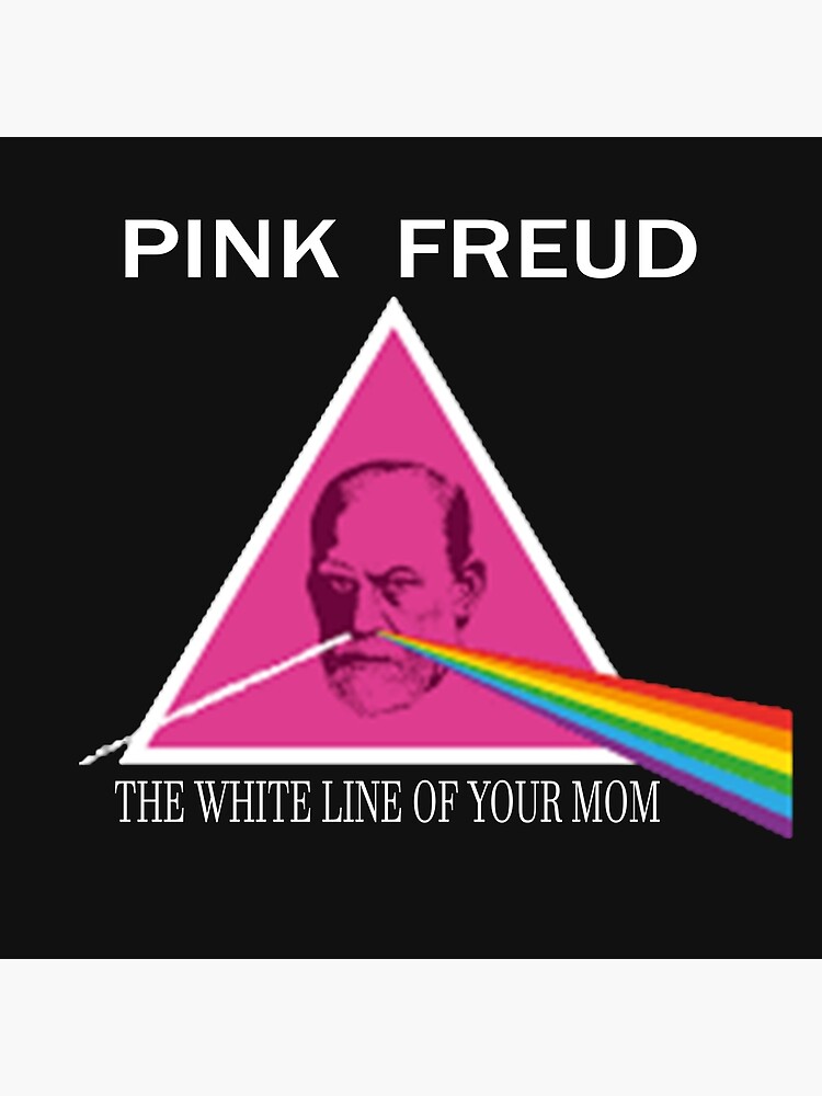 Pink Freud Dark Side Of Your Mum Slim Greeting Card By Youssef32 Redbubble