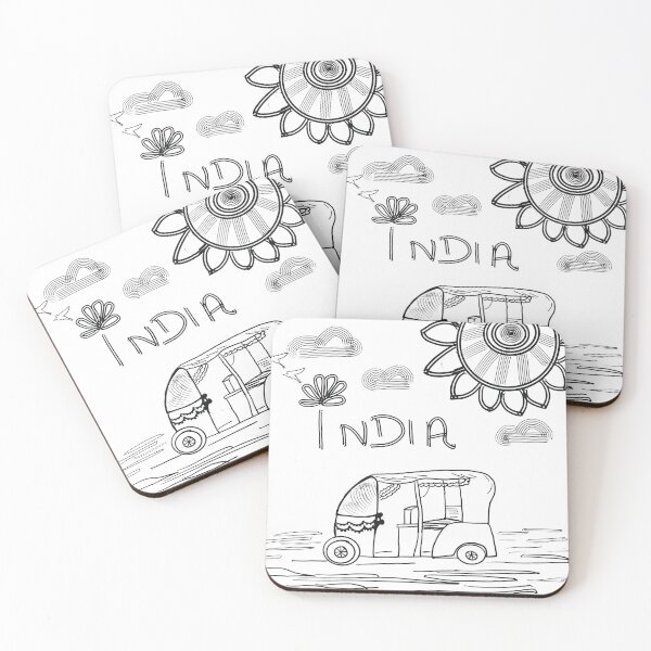 Item preview, Indian Auto - Black and White designed and sold by Navitaloves.
