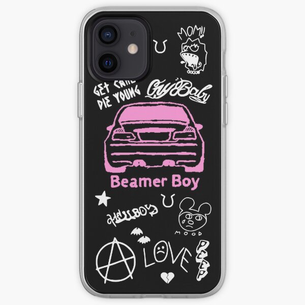 Diseño de tatuaje de Lil Peep Beamer Boy Funda blanda para iPhone