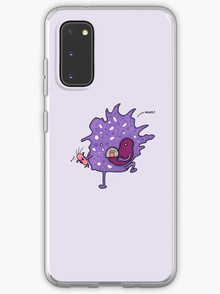 Makrophage Sagt Nom Hulle Klebefolie Fur Samsung Galaxy Von Immy Redbubble