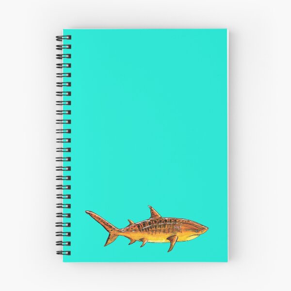 Item preview, Watercolor Tiger Shark Illustration designed and sold by bslatecreations.