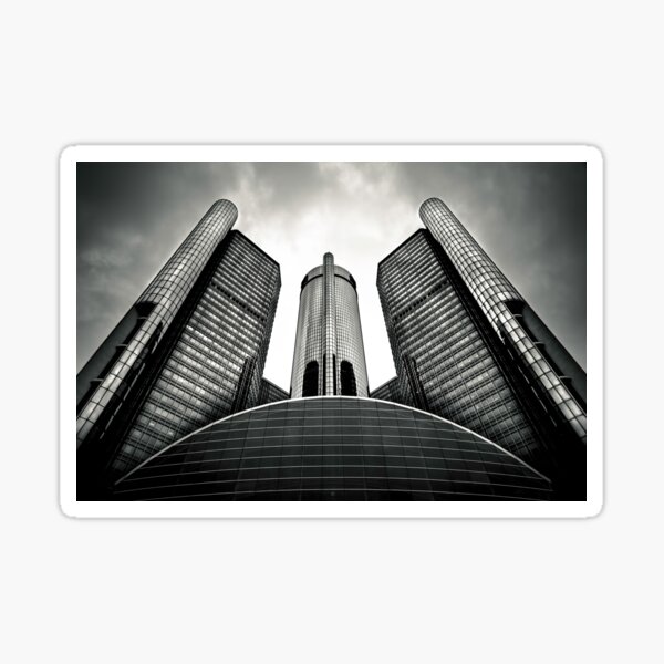 GM Building-Detroit Sticker