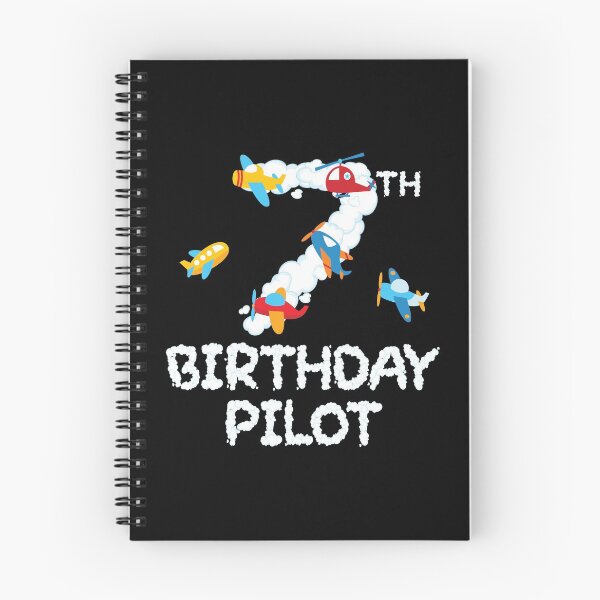 Item preview, 7th Birthday Pilot 7 Years Old Aviator Kid B-day Party design designed and sold by Grabitees.
