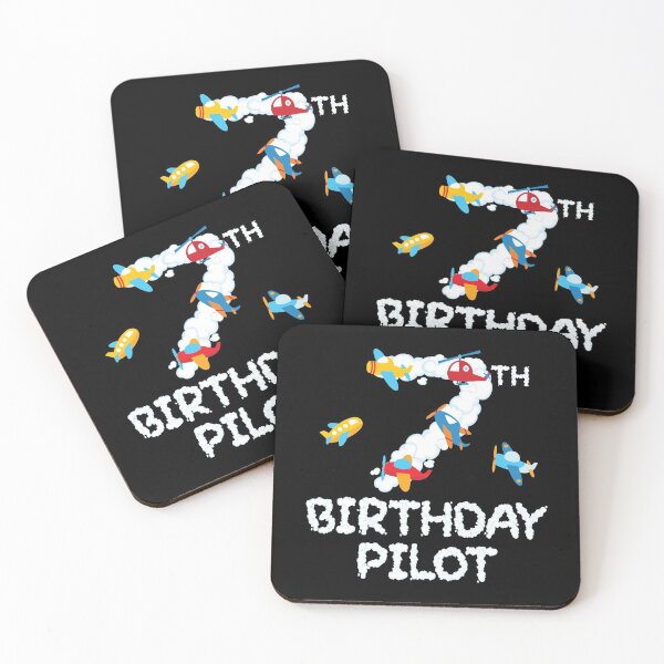 Item preview, 7th Birthday Pilot 7 Years Old Aviator Kid B-day Party design designed and sold by Grabitees.