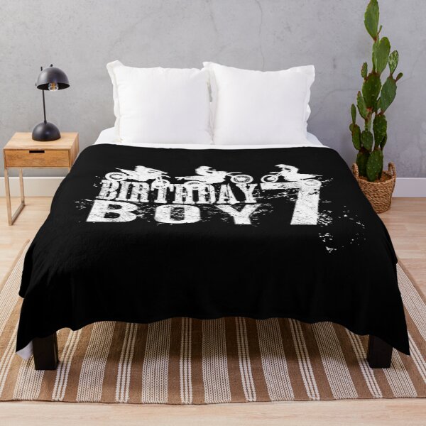 Item preview, Dirt Bike Birthday Boy 7 Years Old 7th B-day Boys Party design designed and sold by Grabitees.