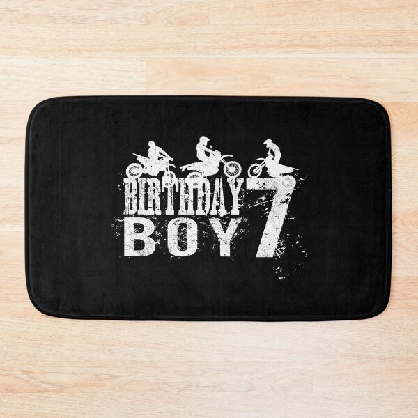 Item preview, Dirt Bike Birthday Boy 7 Years Old 7th B-day Boys Party design designed and sold by Grabitees.