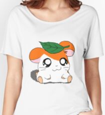 Hamtaro with Leaf Women's Relaxed Fit T-Shirt