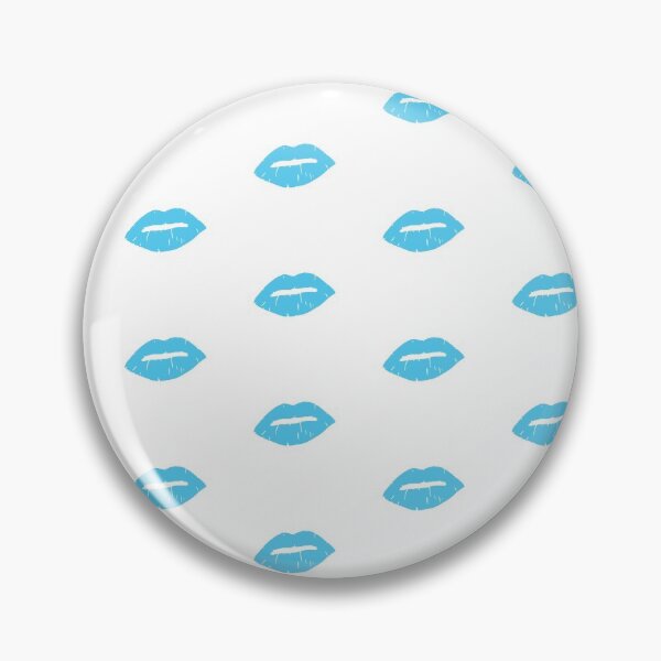 Item preview, Light Blue Lips Print and Pattern designed and sold by Cool Fun  Awesome Time.