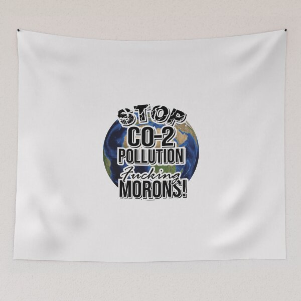 Item preview, Stop the Co-2 Pollution! designed and sold by Cutebutfunny.