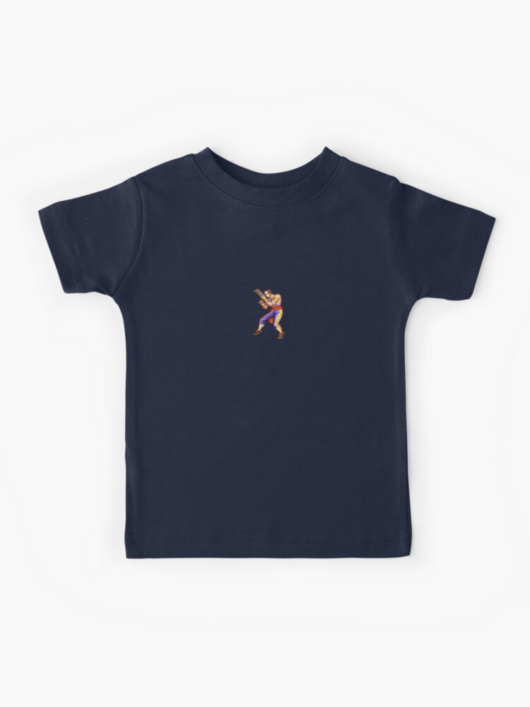 Vega Street Fighter 2 Logo Kids T-Shirt by Robin