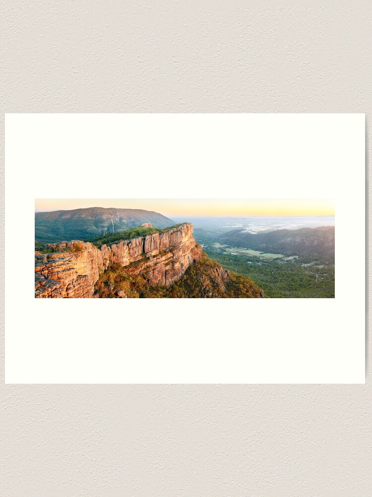 Alternate view of Relph Peak, Grampians National Park, Australia Art Print