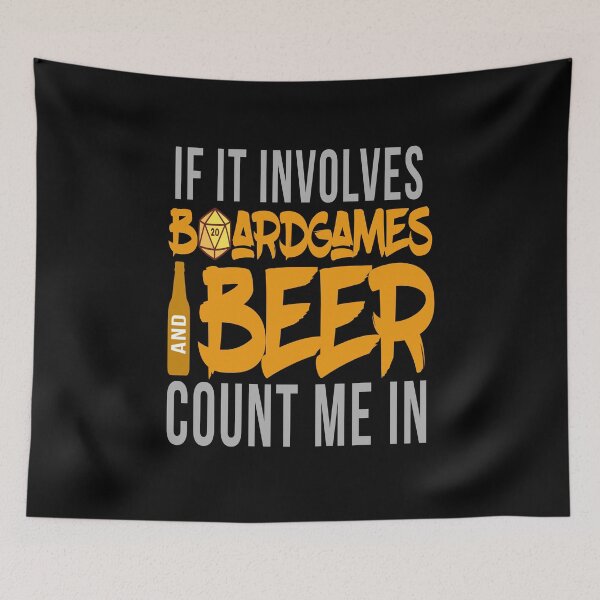 Item preview, Board Games And Beer Board Game Nerd designed and sold by MooonTees.