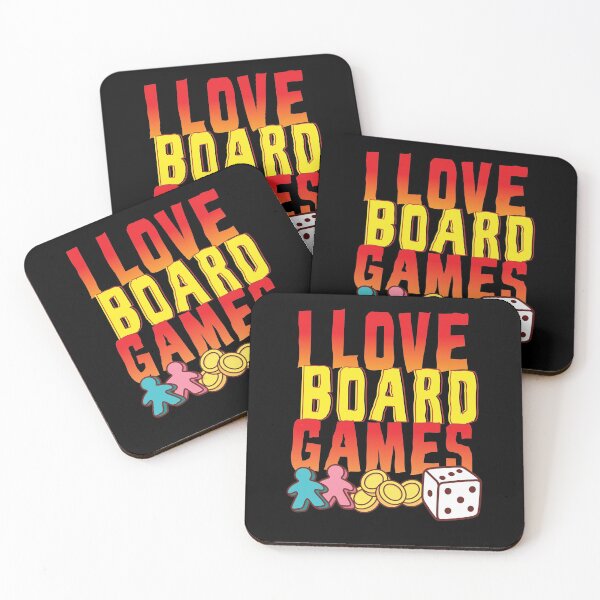 Item preview, I Love Board Games Boardgame Nerd Dice designed and sold by MooonTees.