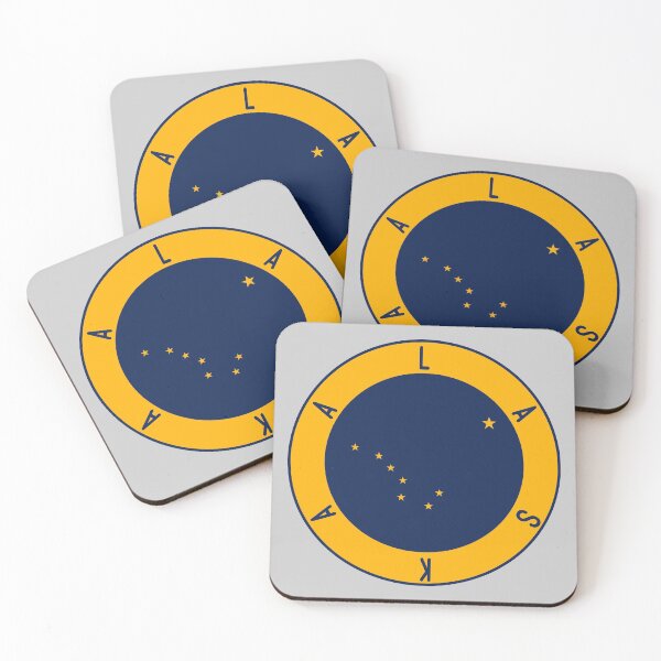 Item preview, Alaska Flag Decal designed and sold by Decal Mania.