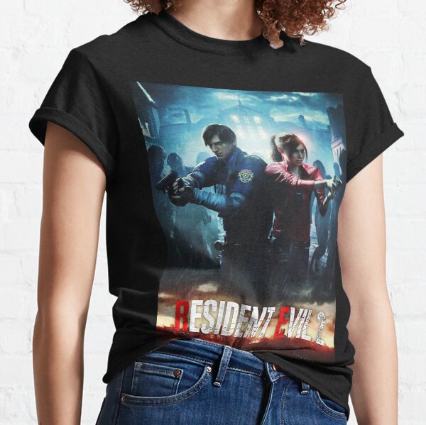 RESIDENT EVIL 2 REMAKE - LEON & CLAIRE Classic T-Shirt