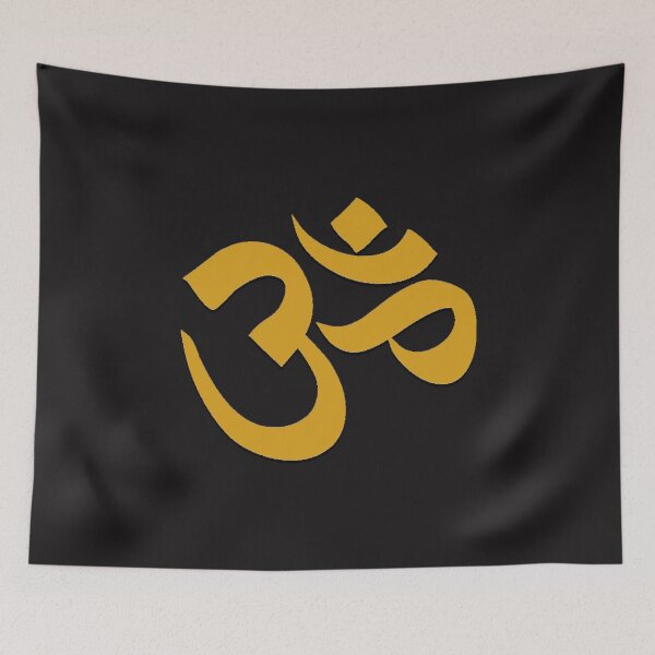 Item preview, Om Symbol Mantra in Gold designed and sold by WhitesDesigns.